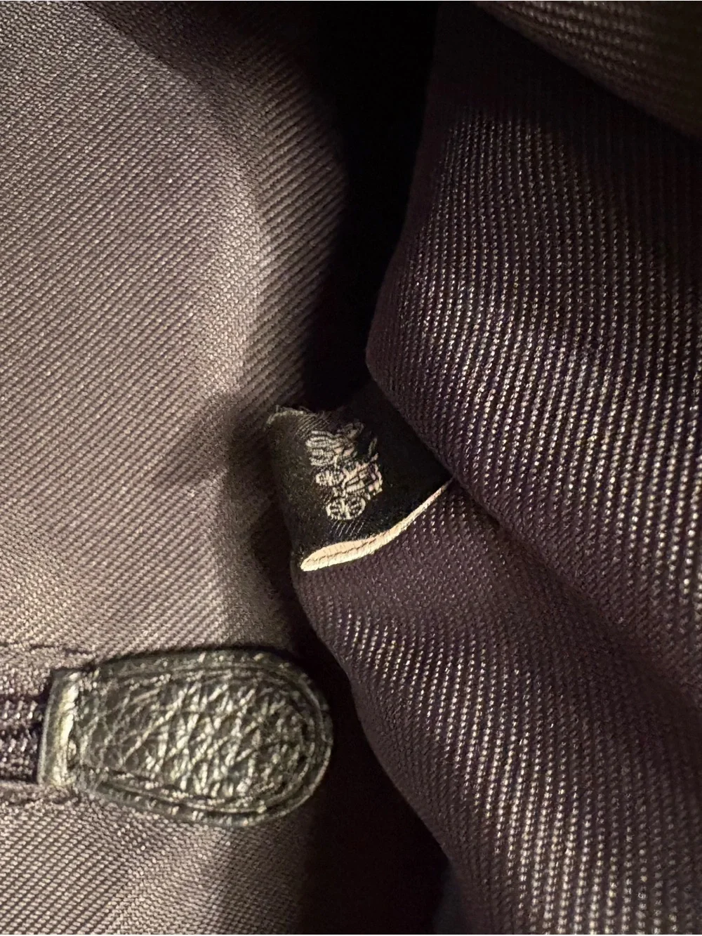 Coach Black Pebbled Leather Shoulder Tote with Gold Accents